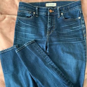 Madewell women’s high rise skinny jeans